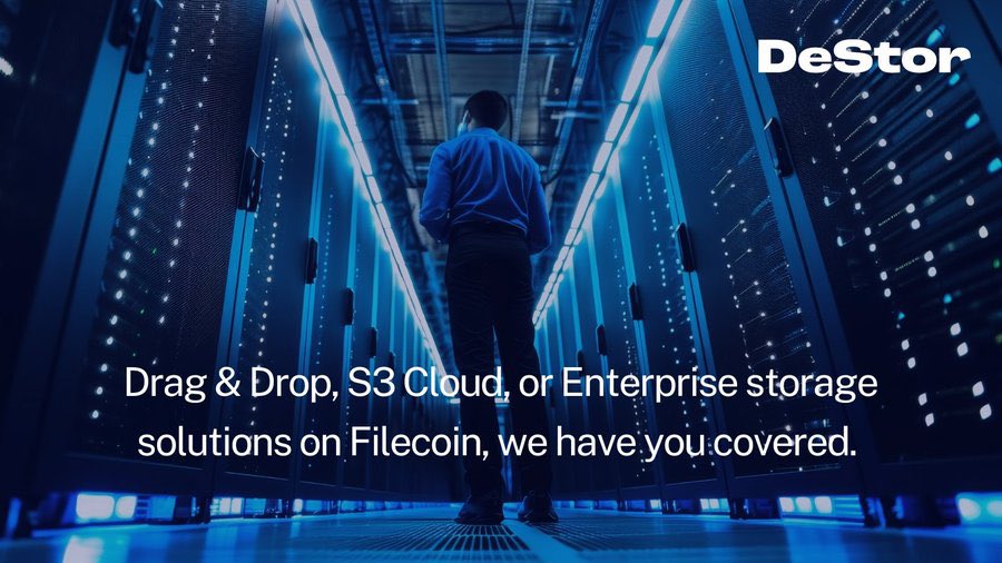 🔒 Discover <a href="/FilecoinDeStor/">DeStor</a>: secure storage powered by #Filecoin. From Drag &amp; Drop to S3 Cloud and enterprise solutions, its data storage made simple. 

Explore now: hubs.la/Q02KWQ3D0