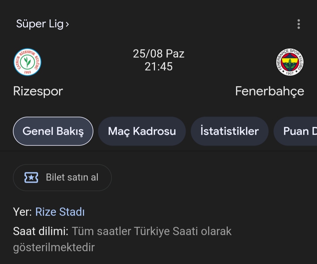 Beyler maç niye deplasmanda yine kural mı var böyle?