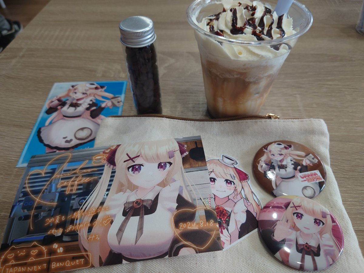 SnowSkyFireWork's tweet photo. Vtuberオフイベ
みるちゃんの回に参加してきたよー！！
めっちゃ楽しかったー！！
1on1も時間が秒で溶けてびっくり！！

ビンゴゲームは当たったこと無いからセーフ！
逆にここまでやって当たらないのは凄い運だと思ってる😇

#珈琲みる
#ぱんくえっとVイベ https://t.co/rsKNN6PUBn