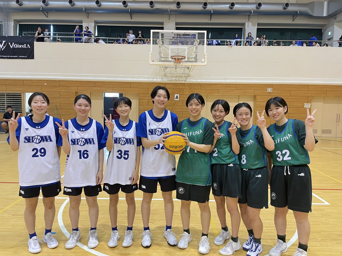 chiba3x3's tweet photo. 第11回3x3 U18日本選手権大会
千葉県予選会女子結果

優勝
昭和学院高等学校

準優勝
市立船橋

優勝した🏆昭和学院高等学校は、11月10日に開催される東日本エリア大会への出場権を獲得しました。

#3x3
#千葉県 https://t.co/ua745hZHs3