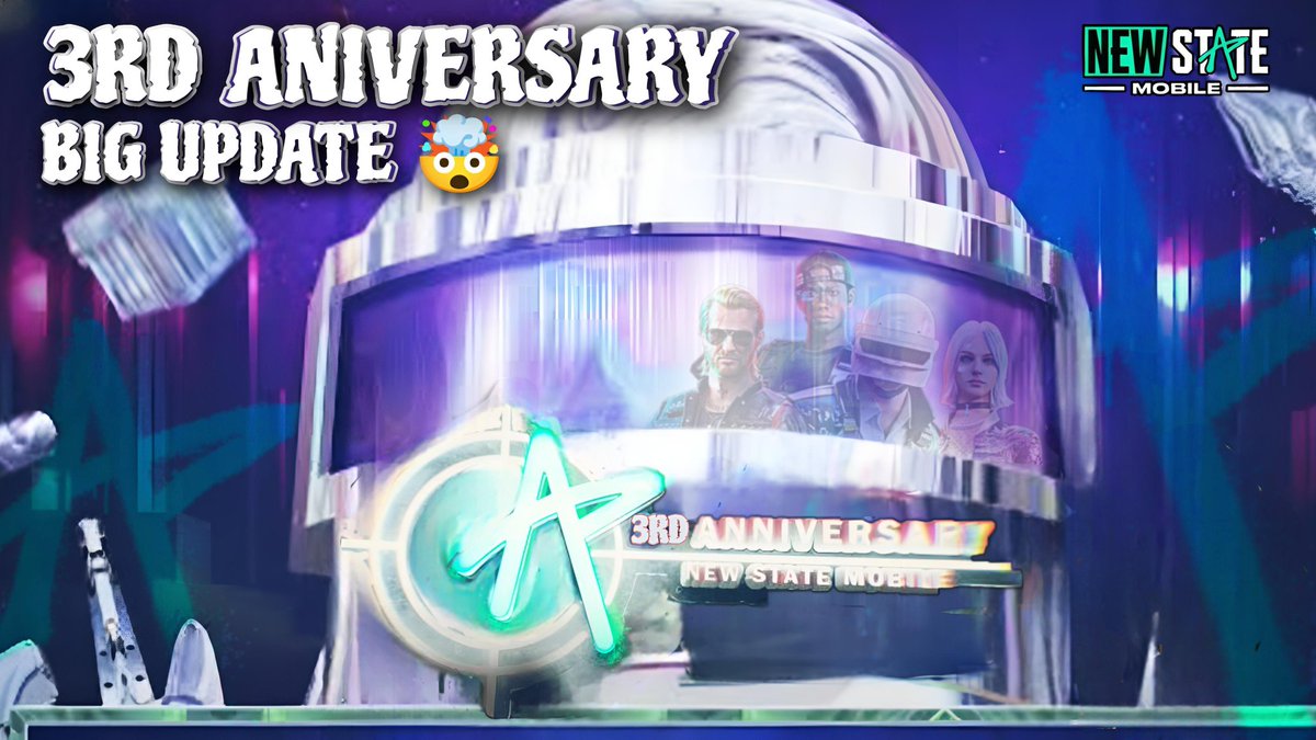 PUBG NEW STATE 3rd ANNIVERSARY UPDATE
Chack it out:- youtu.be/LDVkAHgvi_4
#NEWSTATEMOBILE