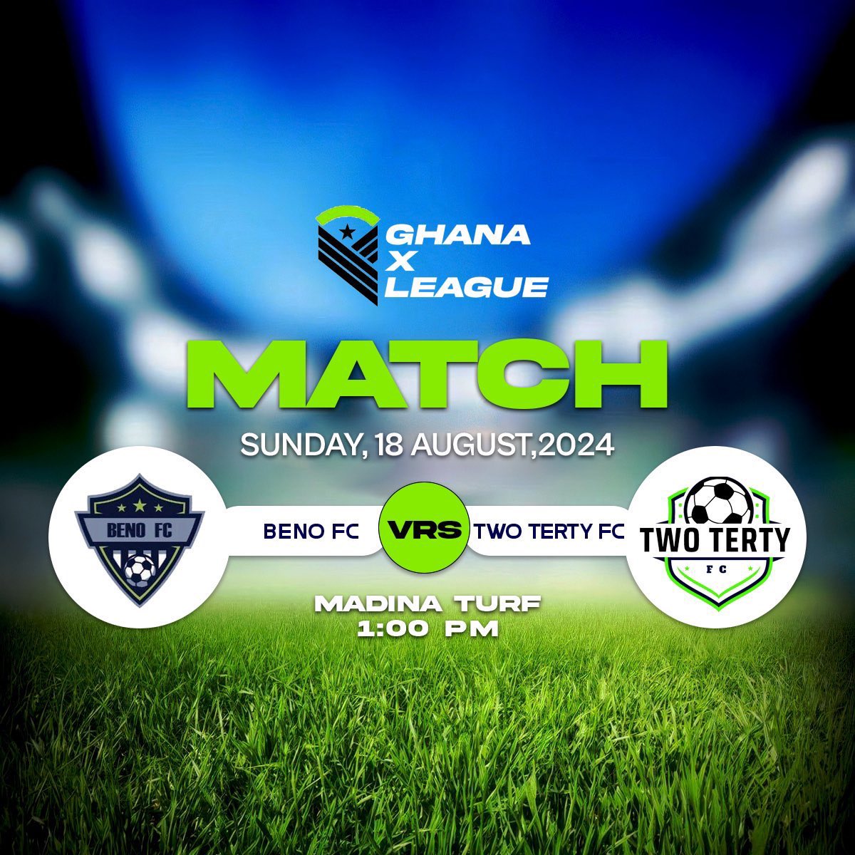 Match Day vs <a href="/TwoTertyFC/">TWO TERTY FC⚽️❤️</a> 

#22BetXLeague