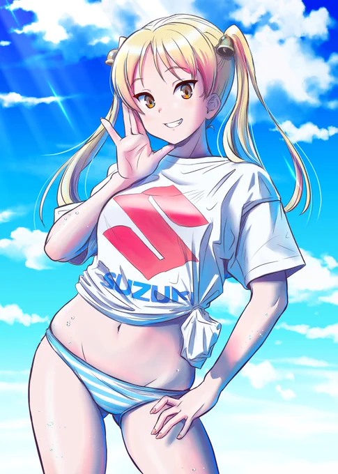 カッコいい 初めて見つけたTシャツ〜カッコいい 初めて見るよなTシャツ〜#画像だけで夏を感じさせる選手権 #ばくおん!! 