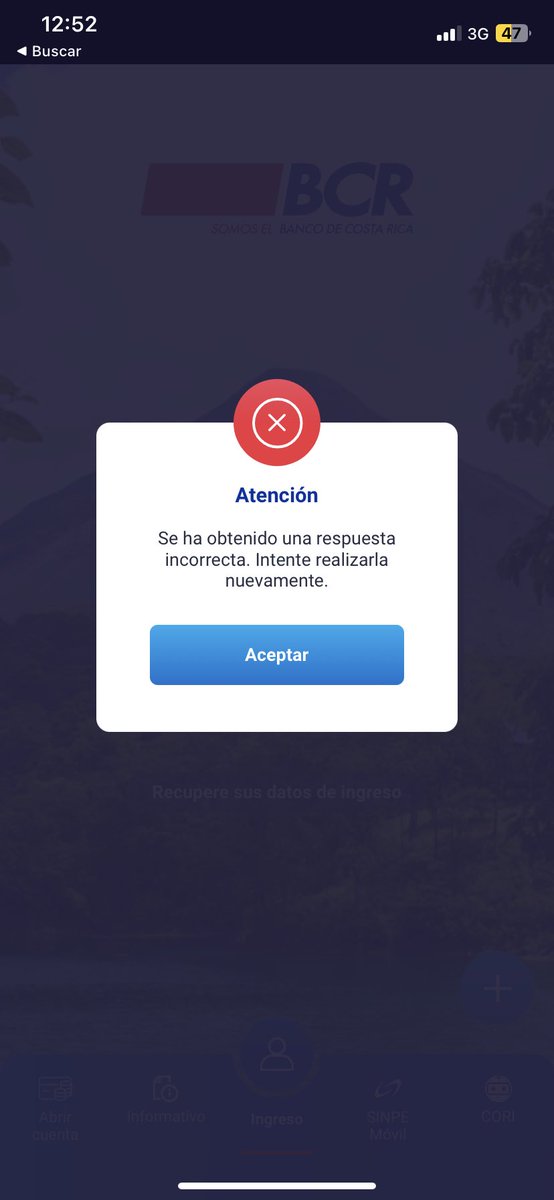 CinddyEsquivel's tweet photo. @BancoBCR tengo problemas https://t.co/xgUw4WN8oG