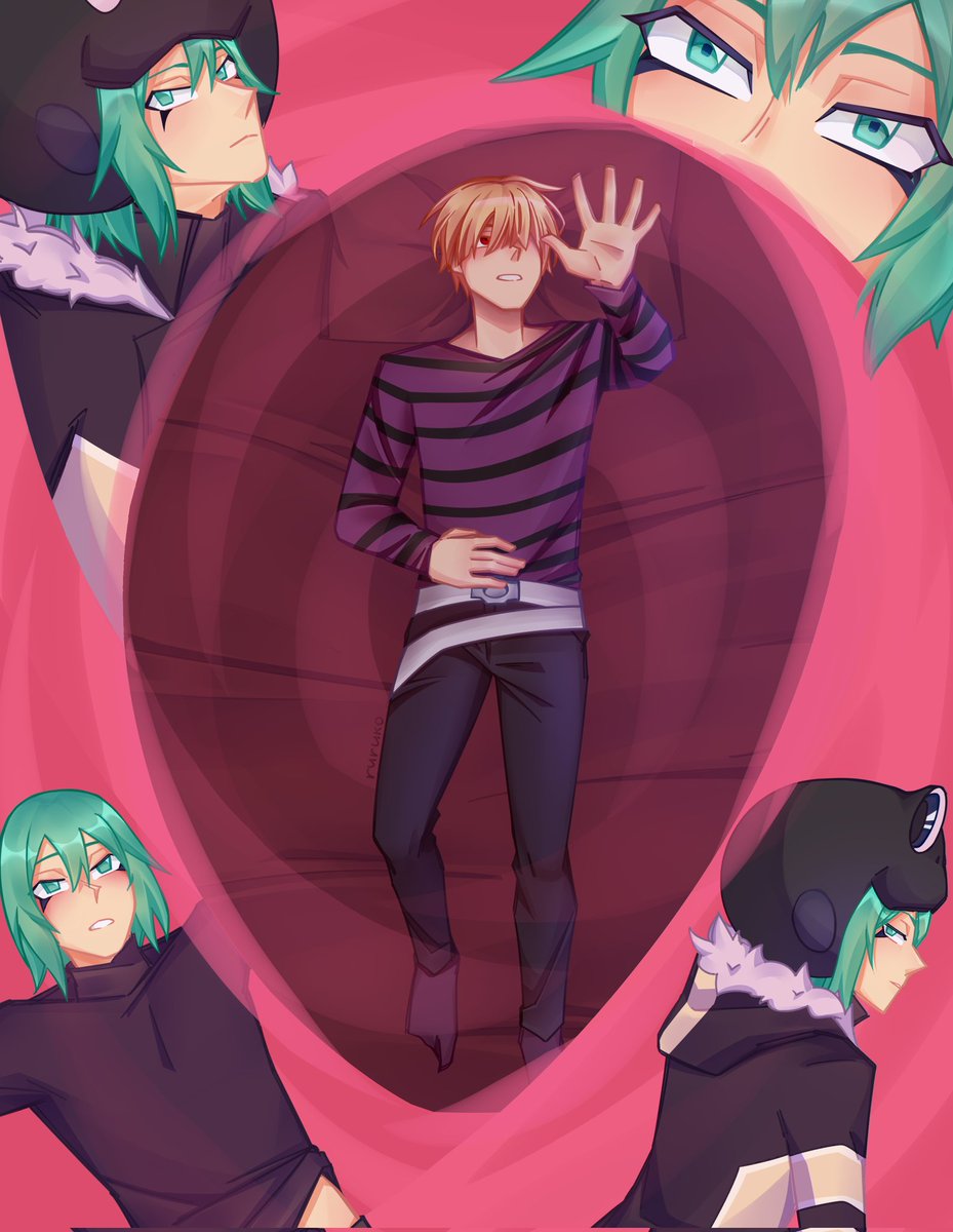 Rurukouwu's tweet photo. Art inspired by trend from rus tiktok:)

I like the idea of 16yo!Bel dealing with his future crush and 10yl memories 🤧 

#khr #katekyohitmanreborn #b26 #belfran #b666 https://t.co/j0KYDkBla0