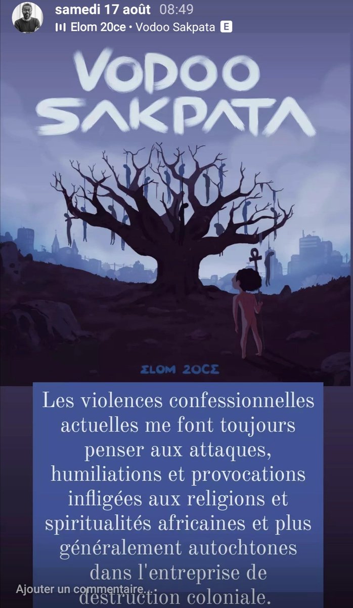 AmzatBoukari's tweet photo. Chez moi, Sakpata est la divinité de la variole. Je ne dis pas que combattre la variole revient à combattre Sakpata, mais les sociétés africaines ont une autre lecture bioéthique et sociologique des maladies quand les occidentaux ne voient brutalement que ce qu'ils connaissent. https://t.co/Ip0Yw6f483