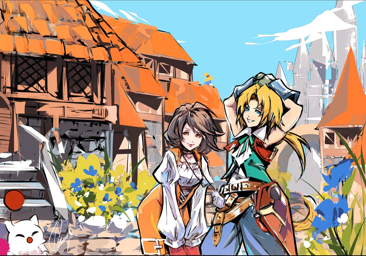 A walk around kingdom of Alexandria 🏰~
Also can you spot Vivi? 😊💕
#FinalFantasy #FFIX