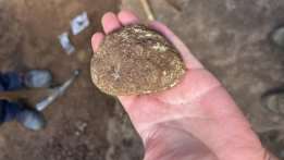 germangbernet's tweet photo. Encuentran 700 restos Edad d Bronce y Neolítico en reurbanización Hortes de Sant Bertran en ladera d Monjuïc. Son cerámica y conchas, usadas para decoración, d unos 3.400 aC las más antiguas d este yacimiento prehístorico. Tb había extracción d jaspe d montaña. fotos @VanesaTriay https://t.co/gCPMiKfurZ