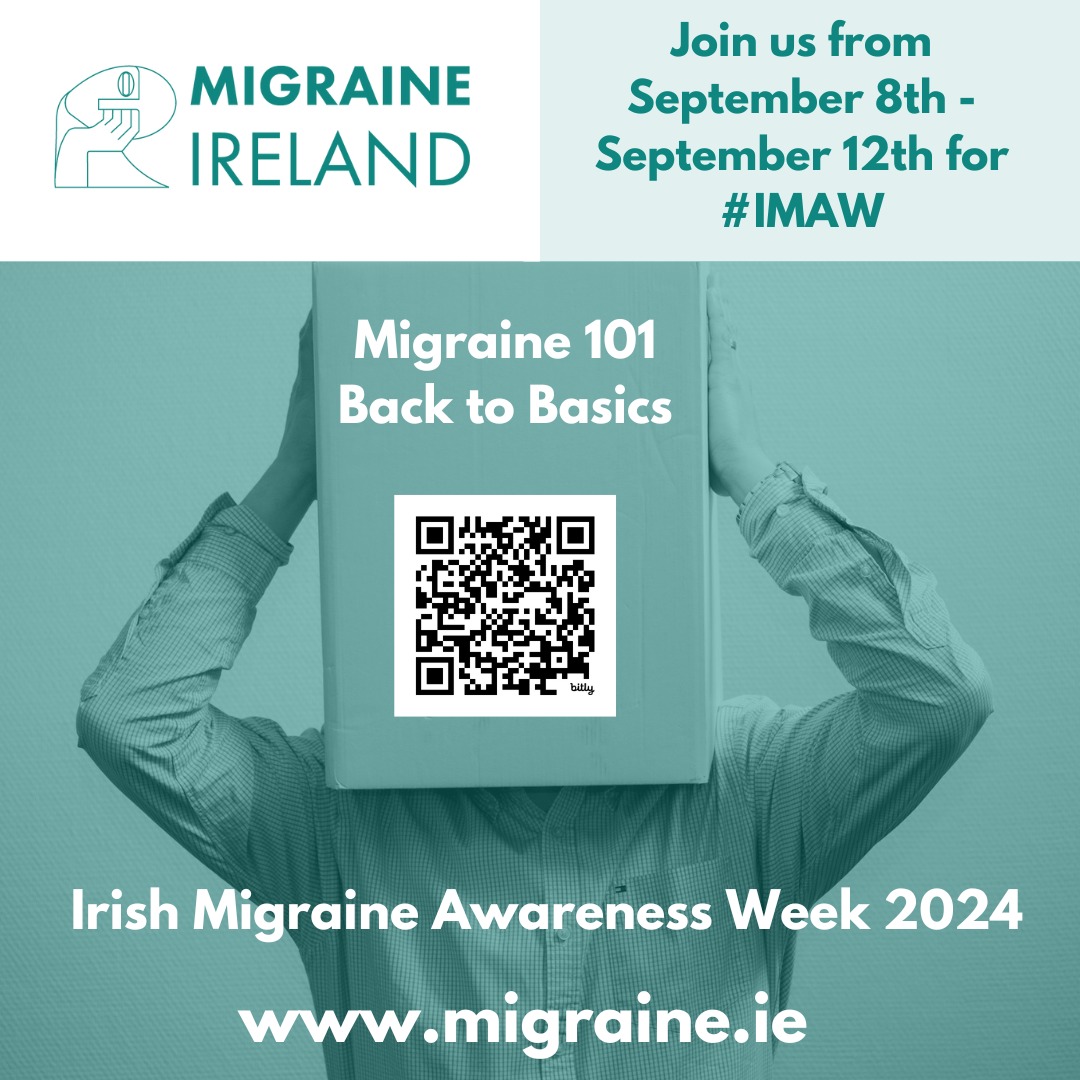 naiireland's tweet photo. NAI members @MigraineIreland are busy getting ready for Irish Migraine Awareness Week #IMAW which runs from September 8th to 12th inclusive. This year's theme is Migraine 101: Back to Basics. It's time to peal away all the noise back and look at what migraine is 🧠 https://t.co/zgIoapegHL