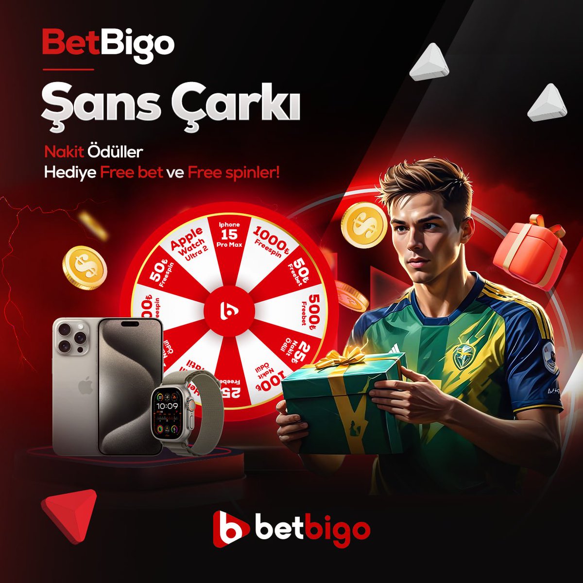 Betbigo'da kazancın sınırı yok! 🎉

💫Betbigo'ya yapacağınız yatırımları hem eşsiz bonuslar ile katlayabilir, hem de şans çarkında sizi bekleyen avantajlı hediyelerin sahibi olabilirsiniz! 

👉Giriş: cutt.ly/bigogiris