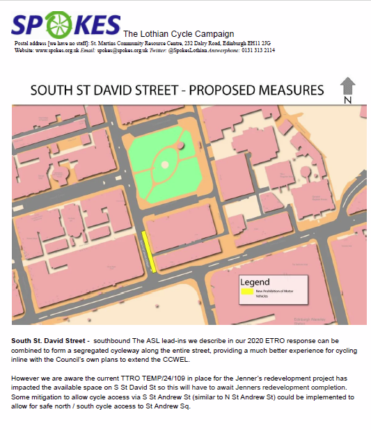 SpokesLothian's tweet photo. City Centre 'Travelling Safely' ETRO consultn
... ends TODAY Sun 18 August

.. to make permanent the covid-related measures .. generally good to keep, but much more attention needed to🚲

🙋‍♀️Comment HERE.. https://t.co/QYgAsFOYYX

🙋‍♀️Spokes response here.. https://t.co/rv7e5I8opO https://t.co/Sj8UXGD2fD