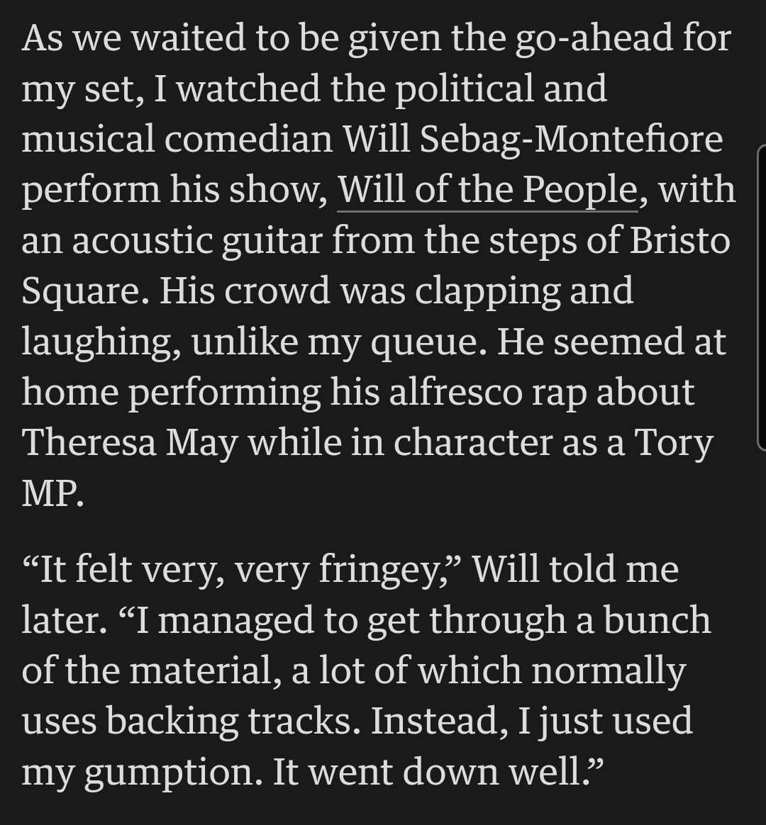 Will Sebag-Montefiore (@wsebag) on Twitter photo Horrified to discover I used the word "gumption" in an interview with the <a href="/guardian/">The Guardian</a> 🤢
theguardian.com/stage/article/… Horrified to discover I used the word "gumption" in an interview with the <a href="/guardian/">The Guardian</a> 🤢
theguardian.com/stage/article/…