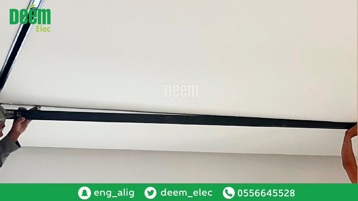 Deem_Elec's tweet photo. قدمنا خدمة تركيب المسارات المغناطيسية في هذا المشروع .. https://t.co/jJCMdBdtZD