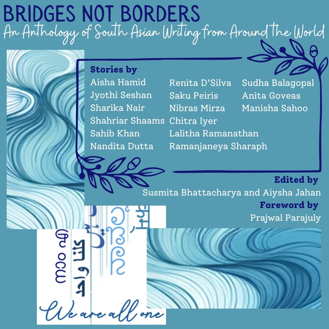 Write Beyond Borders (@writebborders) on Twitter photo We're so excited to introduce the Bridges not Borders Anthology. Launch on 11th Sept, Portsmouth Guildhall & online late Sept (date TBC). <a href="/AishaHamid93/">Aisha Hamid</a> <a href="/coffeeandpaneer/">Anita Goveas</a> <a href="/LeeSplash/">M. M. Sahoo is querying Brandel #YA #A #F</a> <a href="/RenitaDSilva/">Renita D'Silva</a> <a href="/RamSharaph/">Ramanjaneya Sharaph</a> <a href="/SakuPeiris/">Sakunthala Peiris</a> <a href="/shahriarshaams/">Shahriar Shaams</a> <a href="/sharikanair_k/">Sharika Nair</a> <a href="/authorsudha/">Sudha Balagopal</a> <a href="/prajwalparajuly/">prajwalparajuly</a> We're so excited to introduce the Bridges not Borders Anthology. Launch on 11th Sept, Portsmouth Guildhall & online late Sept (date TBC). <a href="/AishaHamid93/">Aisha Hamid</a> <a href="/coffeeandpaneer/">Anita Goveas</a> <a href="/LeeSplash/">M. M. Sahoo is querying Brandel #YA #A #F</a> <a href="/RenitaDSilva/">Renita D'Silva</a> <a href="/RamSharaph/">Ramanjaneya Sharaph</a> <a href="/SakuPeiris/">Sakunthala Peiris</a> <a href="/shahriarshaams/">Shahriar Shaams</a> <a href="/sharikanair_k/">Sharika Nair</a> <a href="/authorsudha/">Sudha Balagopal</a> <a href="/prajwalparajuly/">prajwalparajuly</a>