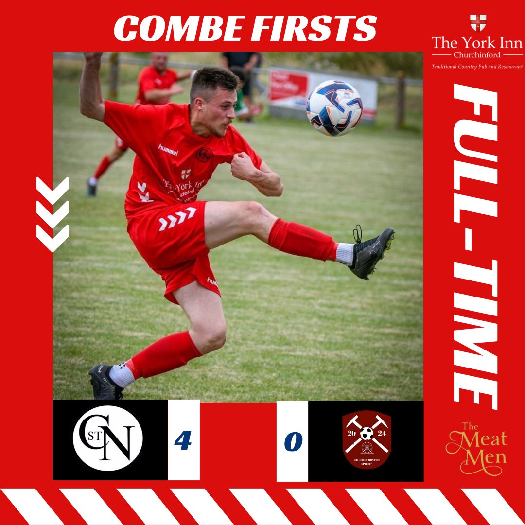 Combe_FC's tweet photo. 𝐅𝐓 | 𝐂𝐨𝐦𝐛𝐞 𝐅𝐢𝐫𝐬𝐭𝐬 𝟒-𝟎 𝐏𝐚𝐮𝐥𝐭𝐨𝐧 𝐑𝐨𝐯𝐞𝐫𝐬 𝐒𝐩𝐨𝐫𝐭𝐬
⚽️ Steve Morris
⚽️ Charlie Berrington
⚽️ Rich Hebditch
⚽️ Jamie Girton

Read the Match Report on our Facebook: https://t.co/QR8KOfvXq1

#utc 🔴⚪️ https://t.co/6pVZ17JfQA