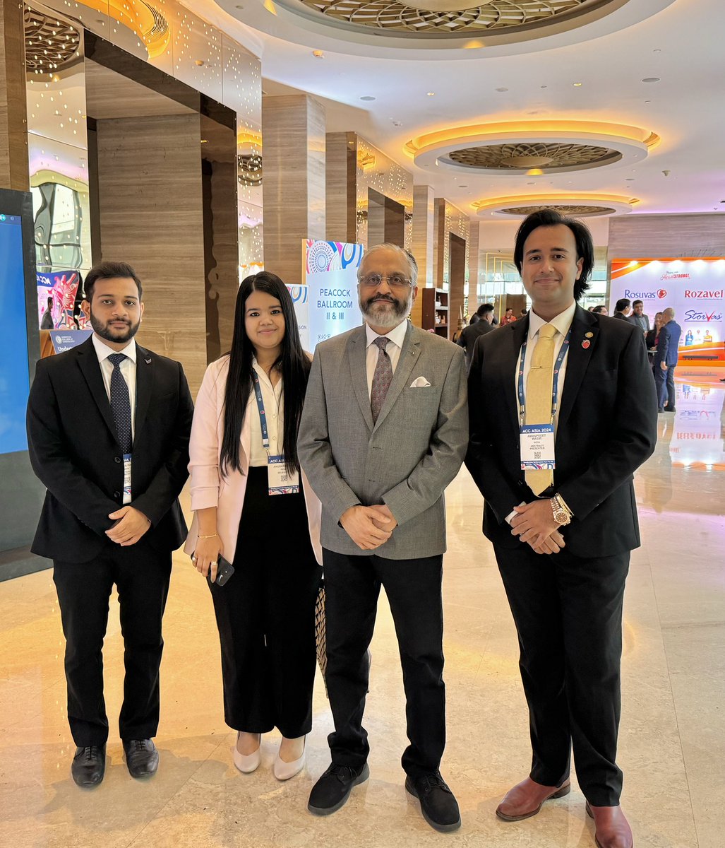 Pleasure meeting and listening to <a href="/DrAmbrishMithal/">Dr Ambrish Mithal</a> at #ACCASIA 2024 🫀

🔑 GLP-1’s for #Obesity Management 
🔑 Need to tackle #T2DM for reducing #CVD Burden
🔑 ‘Prevention’ is ‘Pivotal’

<a href="/ACCinTouch/">American College of Cardiology</a> <a href="/CSI_Con/">Cardiological Society of India</a> 
<a href="/AnushreeRai9/">Anushree Rai, MBBS</a> 
#CardioTwitter #MedTwitter