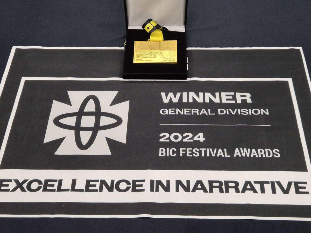 Team_Tetrapod's tweet photo. [어워드 수상]
#STAFFERREBORN 이 #BIC2024 에서 "EXCELLENCE IN NARRATIVE" 상을 수상했습니다!
응원해주신 여러분, 정말 감사드립니다!

[受賞のお知らせ］
#STAFFERREBORN が #BIC2024 で「EXCELLENCE IN NARRATIVE」賞を受賞しました！
応援してくださった皆様、本当にありがとうございました！ https://t.co/CNccZMxk2C