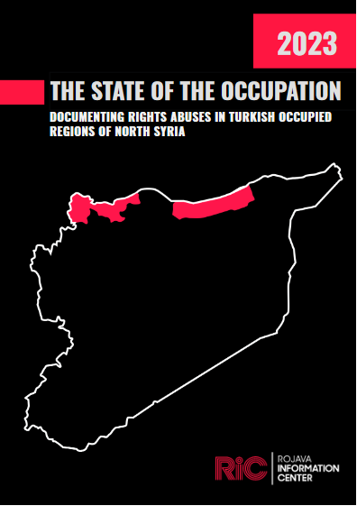 RojavaIC's tweet photo. [NEW REPORT]

Read our new Occupation Report for 2023, featuring detailed analysis of fights between different SNA factions, HTS'  influence, the  Syria-Turkey earthquake, Ankara-Damascus Reconciliation and the SNC  election disputes.

https://t.co/NRg7U4tfwD https://t.co/SROUyaAQnd