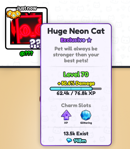 PetSimGW's tweet photo. @Gregissus @KingCreeperDK GG! https://t.co/VvB4NxB2QQ