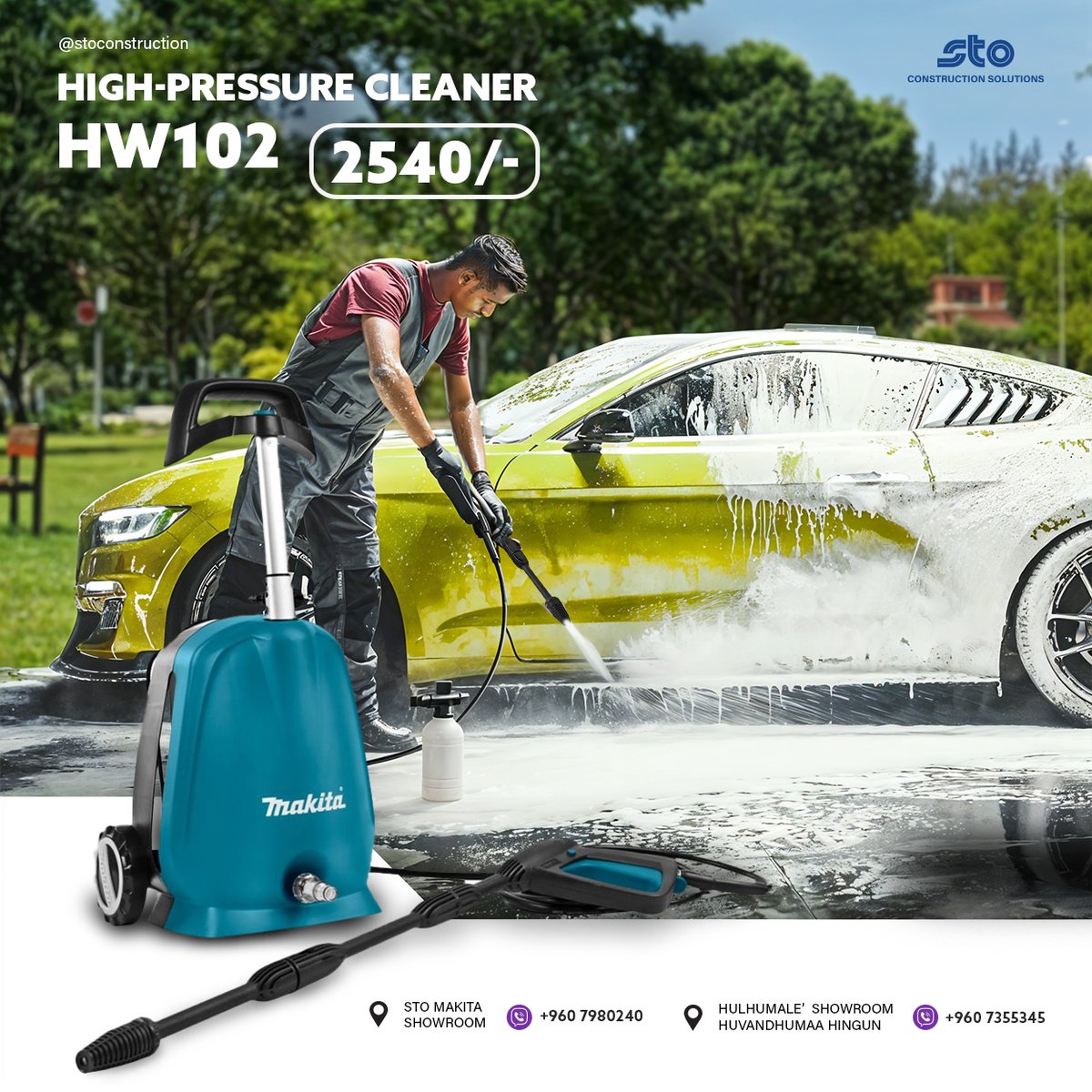 STOconstruction's tweet photo. Up your carwash game - Plugin, power up, and watch the dirt disappear.
#STO #Makita #NextLevelClean #DrivenToShine #ElectricCarWasher https://t.co/G0bgBN5eiB