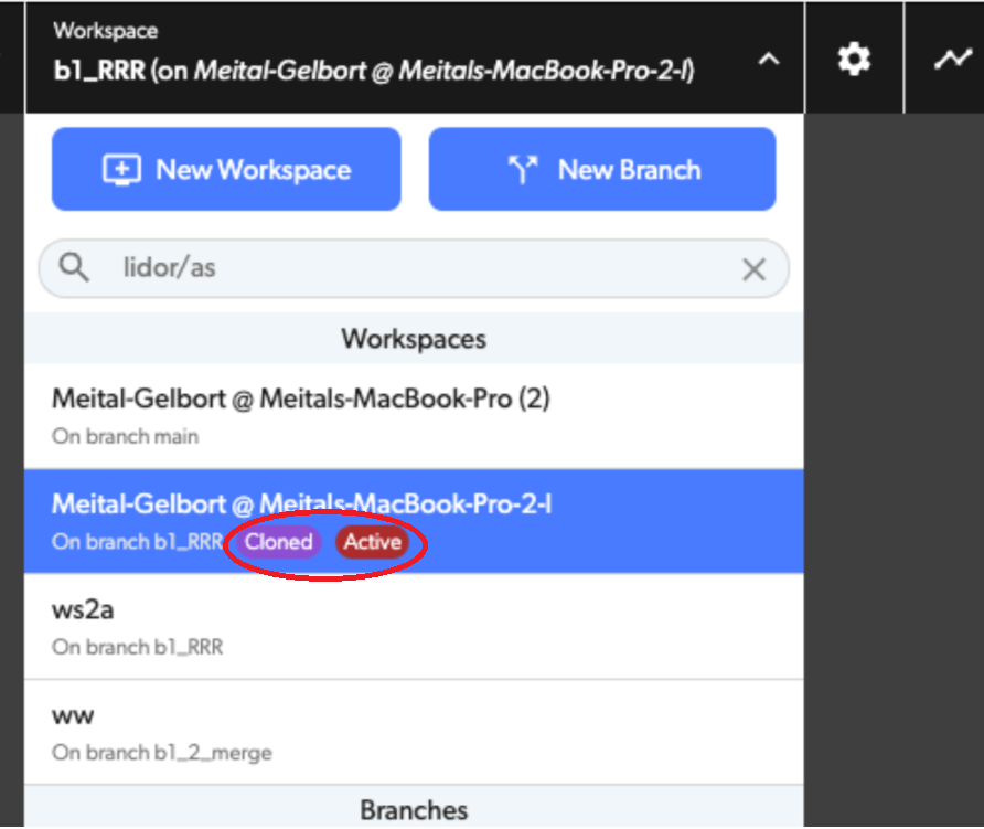 diversion_hq's tweet image. Navigating the app just got easier! 
You’ll now see a “Cloned” label on any workspace that’s locally cloned, and an “Active” label on the workspace you’re currently viewing or working in.
#VersionControl #TechUpdate #GameDevTools