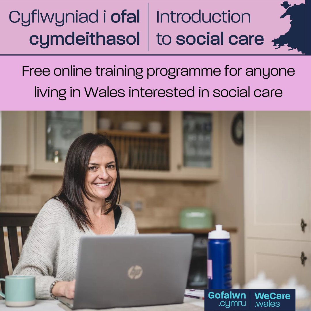 ✨ September's Introduction to social care dates are now live!✨

Ready to kickstart your career in social care? Join our three-day online training, open to everyone in Wales! Complete the course with an interactive workbook and gain valuable skills.

👉 wecare.wales/training/