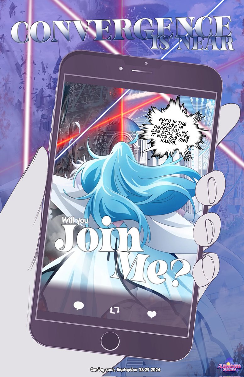 ⠀
𝗖𝗔𝗨𝗧𝗜𝗢𝗡: Unlocking the gates to Another World...

𝗣𝗥𝗢𝗖𝗘𝗘𝗗?
[ Y̶E̶S̶ ] ㅤ ㅤ [ NO ]

COMING THIS 𝙁𝘼𝙇𝙇 ┅ SEPT 28-29
⠀⠀
⠀