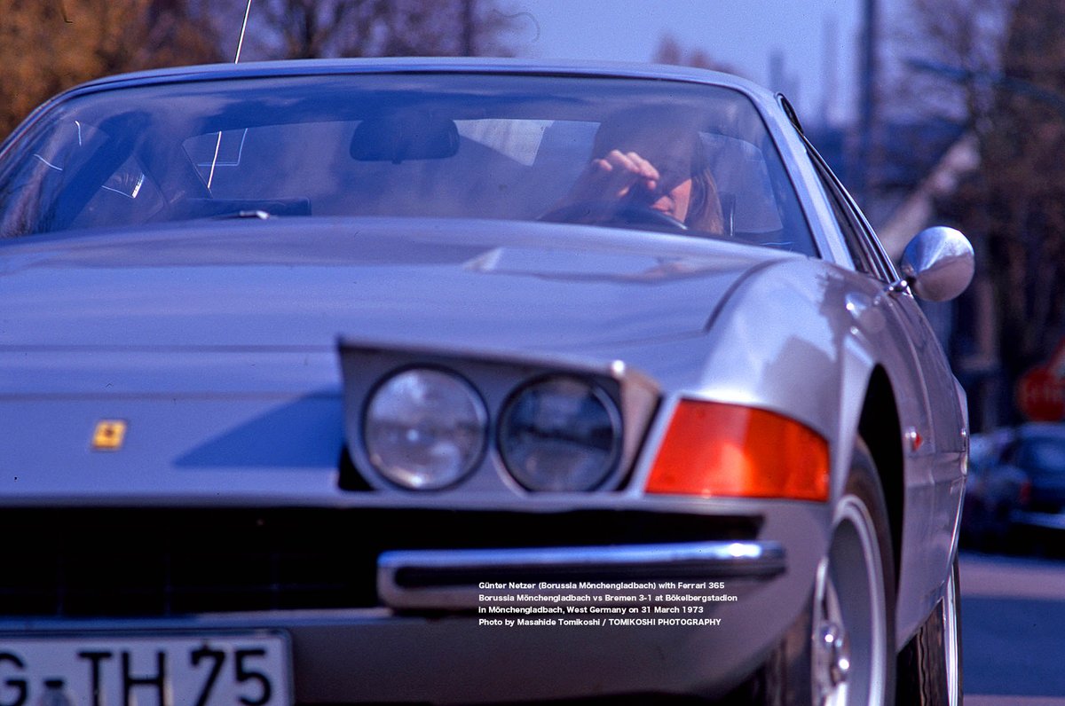 ○テネレッツァ Günter Netzer (Borussia Mönchengladbach) 104 with Ferrari 365