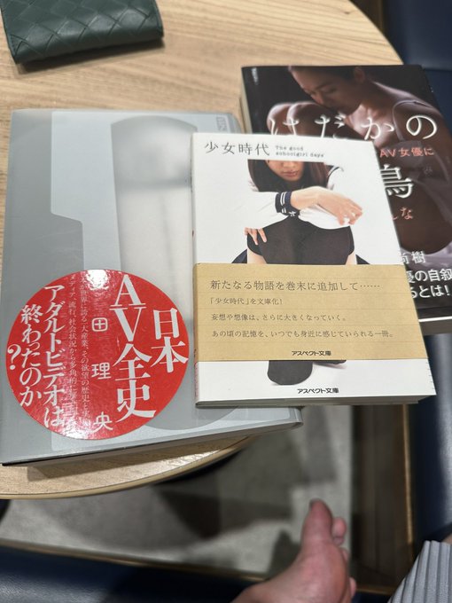 日本史よりAV史の方が詳しいかも&hellip; この三冊面白いですね！！ https://t.co/WlrQlaGRNC