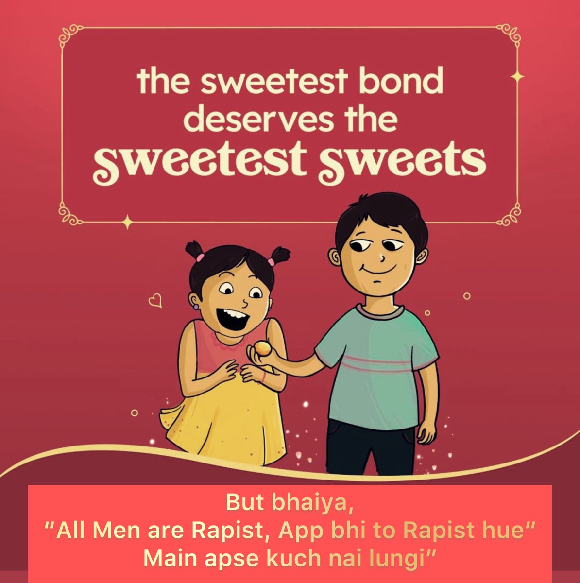 SIMPs celebrating #rakshabandhan2024 #RakshaBandhan_Gift_For_Sister  with their sisters.

#rakhispecial 
Start respecting Men.. else .. this is what will happen to you..