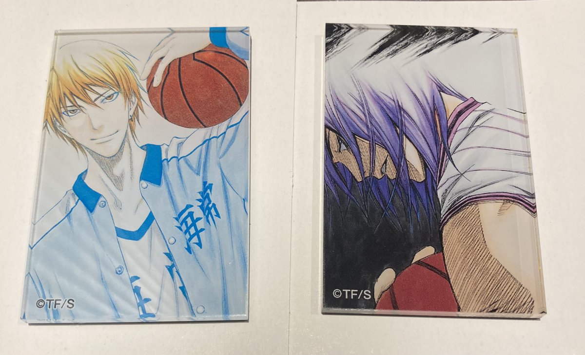 _sm_ae_'s tweet photo. 黒子のバスケ展 黒バス展 トレーディングアクリルマグネット 交換

【譲】 黄瀬 紫原
【求】青峰（友人分） 帝光ユニ

出先のためIDなしで失礼致します。
本日池袋手渡し ＞ 郵送。
お気軽にお声掛けください。 https://t.co/XoEySIFogt