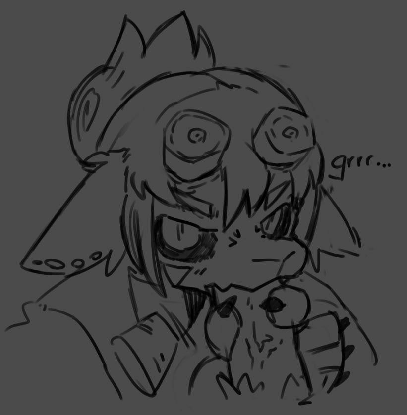 VoltyBee's tweet photo. doods of some of my characters :3 https://t.co/8FywIS9jOW