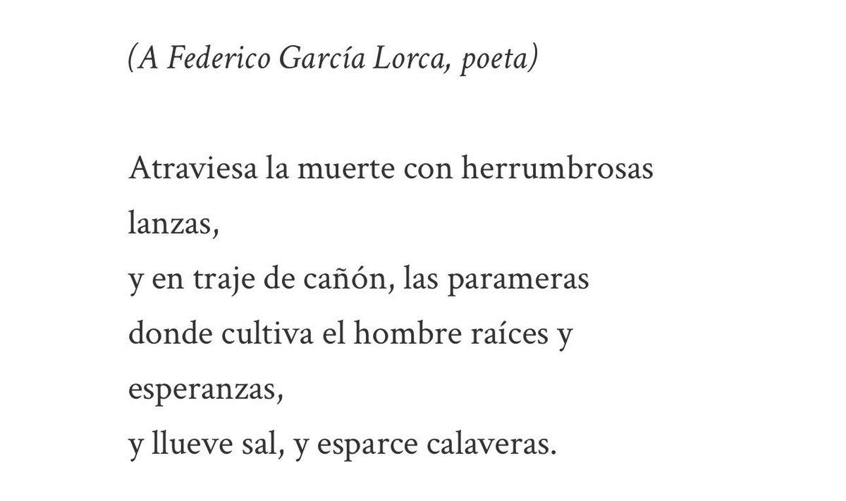 La madrugada del 18 de agosto asesinaron a Federico. Miguel Hernández le escribió este poema 💔