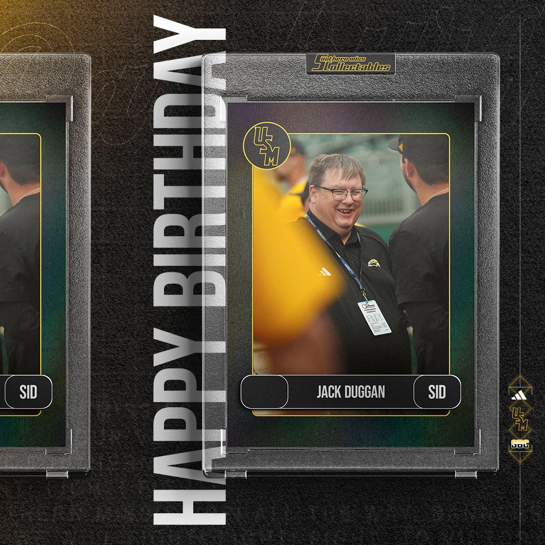SouthernMissBSB's tweet photo. Happy birthday to former Golden Eagle pitcher and current SID/Radio Analyst Jack Duggan - the Ole Left Hander!

Hope the day treats you well, Jack!

#EverythingMatters | #SMTTT https://t.co/nHdBDkStNe