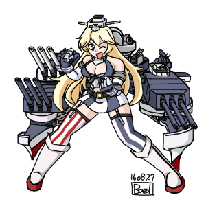 足柄(艦これ) 「300×300でよくやってたなあって#なんだっていい過去作を再掲するチャンスだ 」|bael38のイラスト