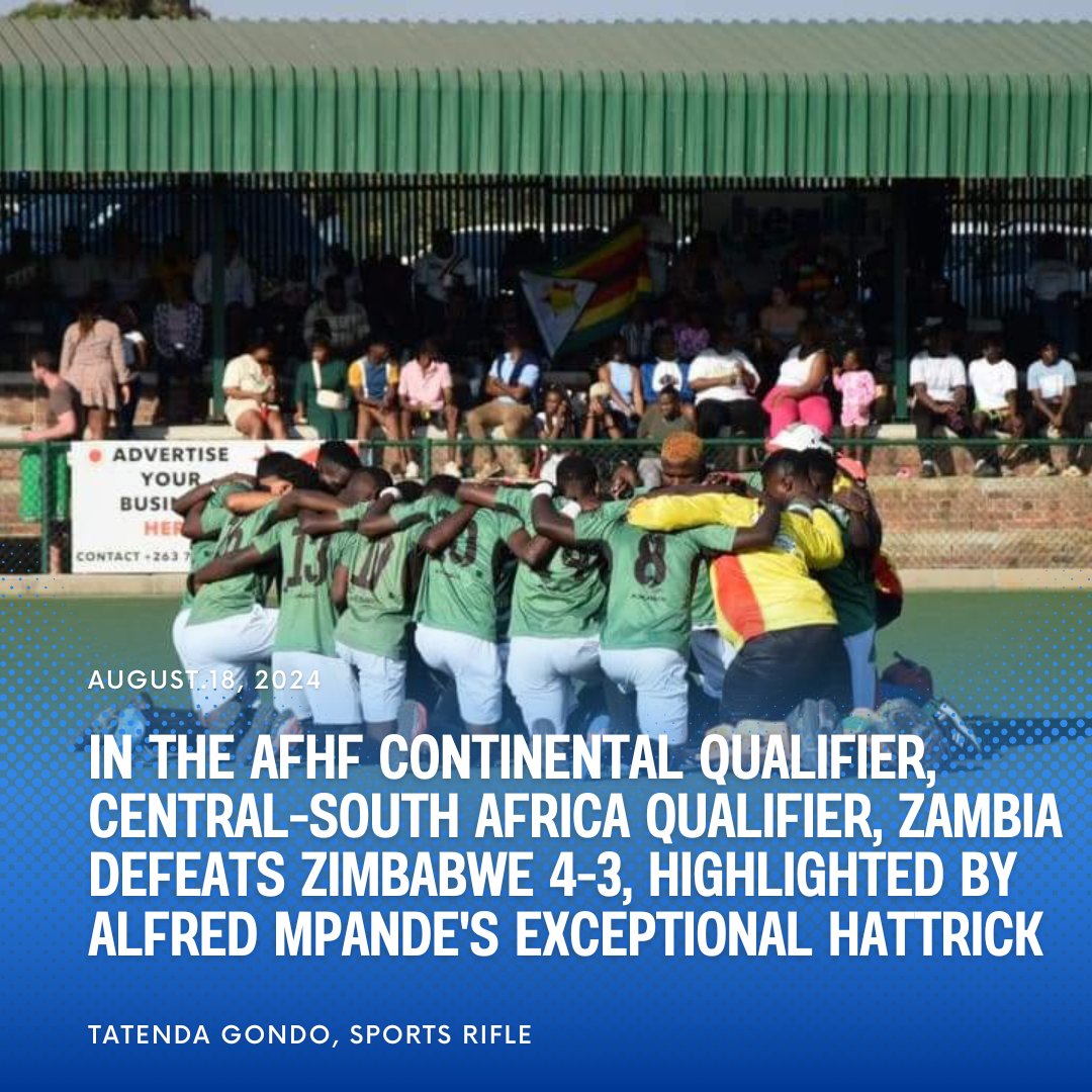 Alfred Mpande's hattrick helps Zambia secure a 4-3 victory against Zimbabwe