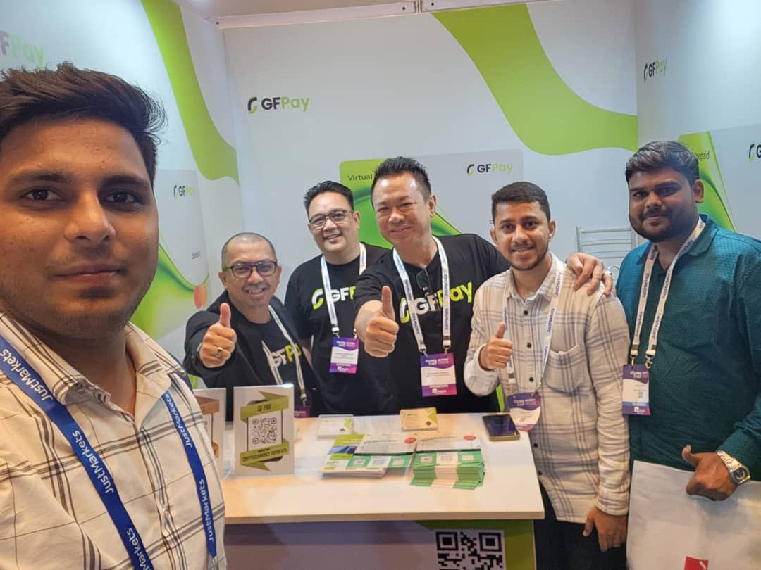 gfpayofficial's tweet photo. It is a wrap @MoneyExpoIndia0 and we have met many talented people here. They are excited knowing $GFP to be listed on @CoinstoreExc soon. #gfpay #gfp #Coinstore #Blockchains #cryptocurrency #paymentcard https://t.co/j7AtB6FAfR