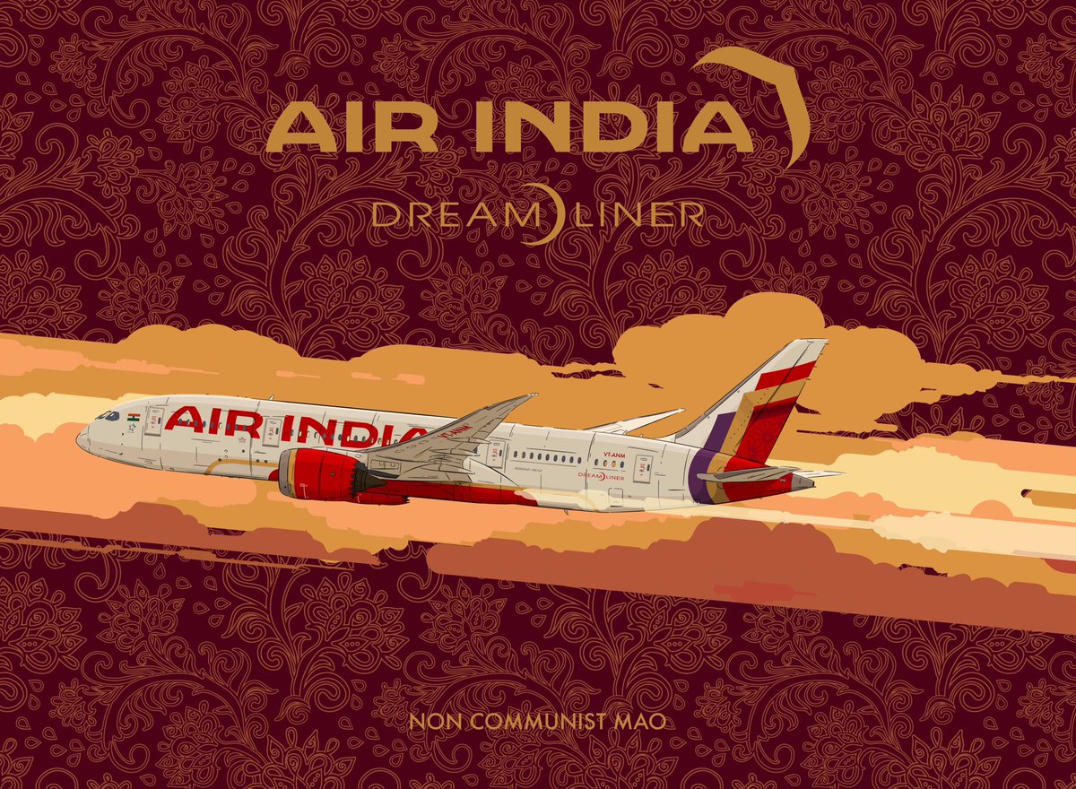 The Dreamliner looks better than the 350 in <a href="/airindia/">Air India</a> ‘s new livery…

Don’t @ me
