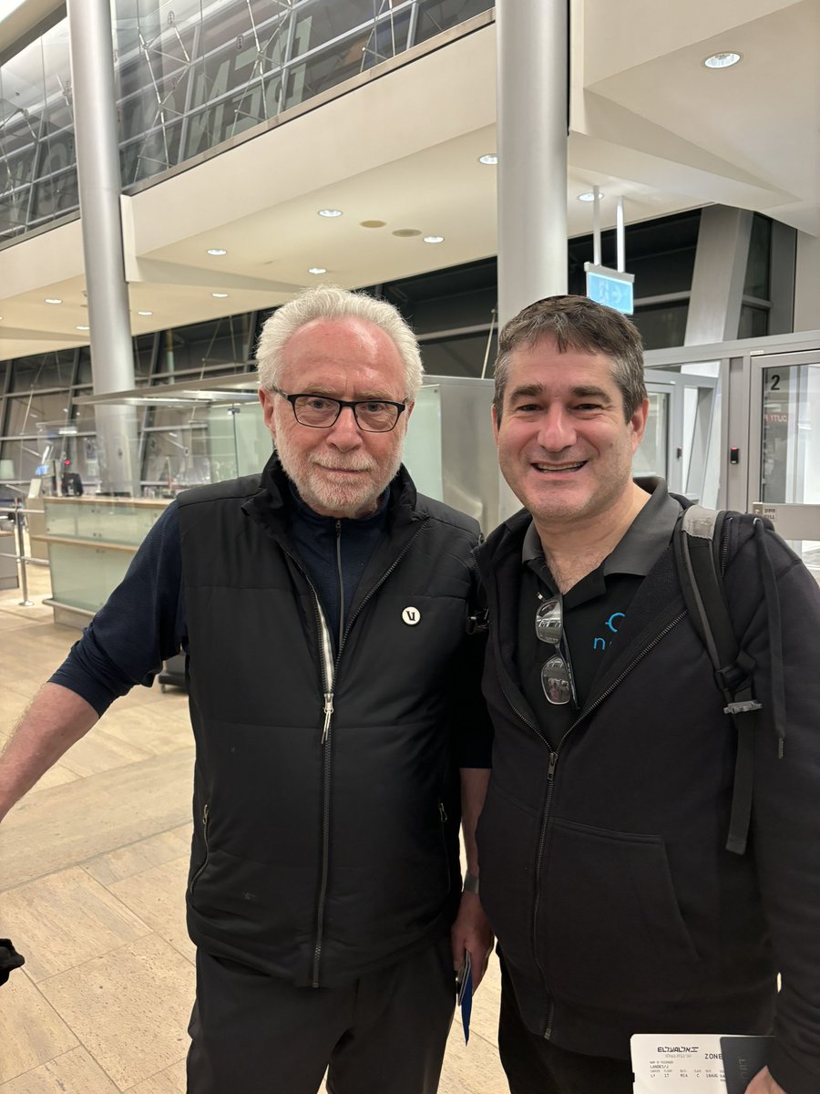 A real pleasure to meet <a href="/wolfblitzer/">Wolf Blitzer</a> today on a flight from Tel Aviv to Miami. Thanks for being so gracious with your time!