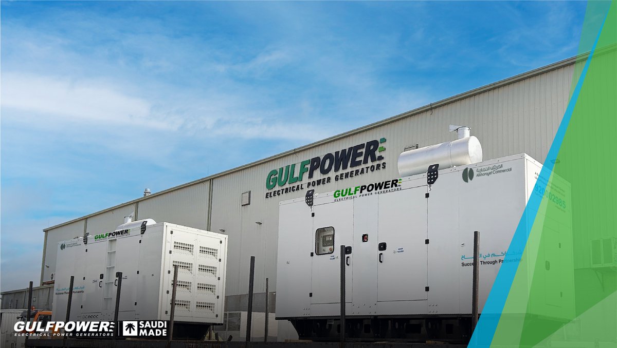GulfPowerSA's tweet photo. استثمر في حلول الطاقة عالية الكفاءة وطويلة الأمد مع مولدات GULF POWER، التي لا تفي فقط بالمتطلبات المحلية، بل تتجاوز معايير الجودة العالمية، لآداء موثوق وعالي الجودة.​

للطلب والاستفسار: ​
920002985​​
Info@alkhorayef.com​

#GulfPowerSa #طاقة #صنع_في_السعودية https://t.co/BCxVtm5Q1x