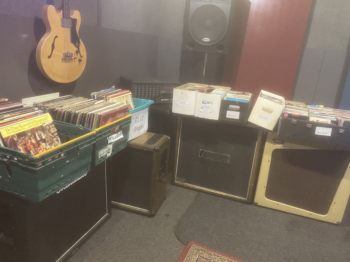 The sale continues 10% of and £1 records please stop by we are open till 5pm today!