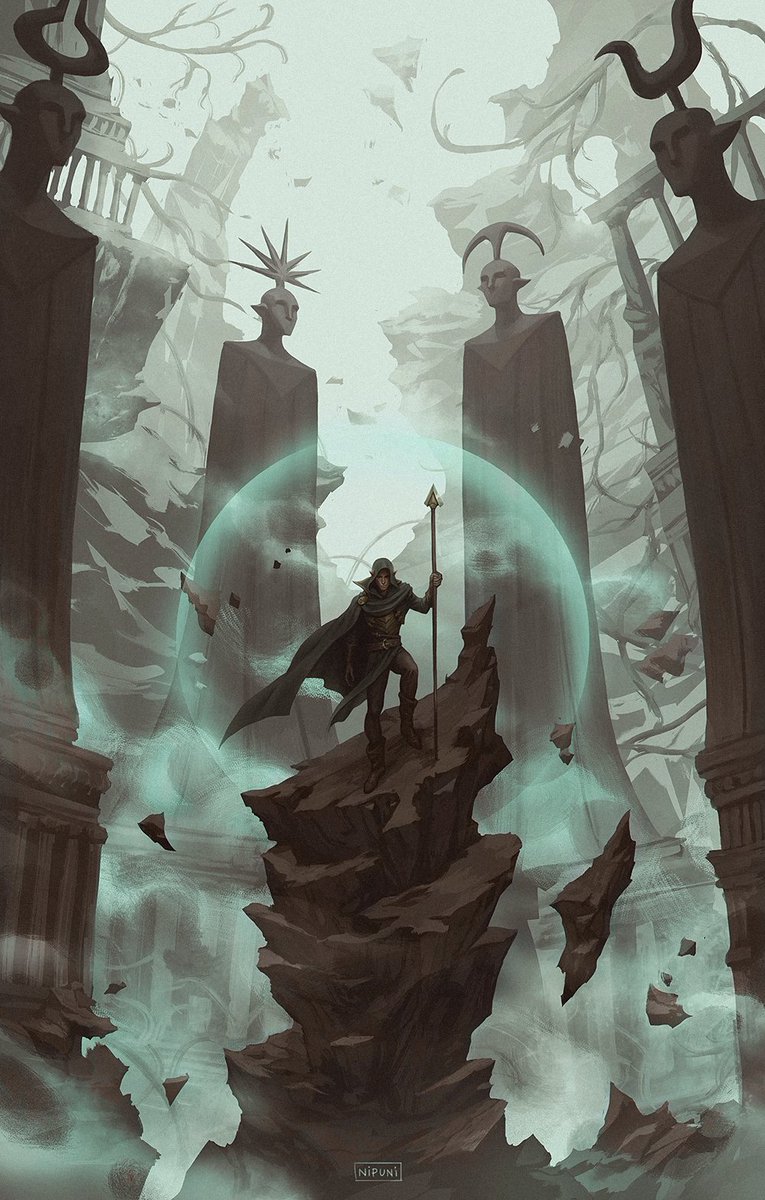NipuniDraws's tweet photo. I'm so excited!! #dragonage #veilguard #dragonage4 #solas #dreadwolf https://t.co/Akayh2MCcB