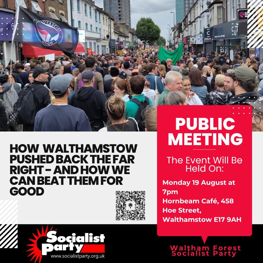 Come to our public meeting tomorrow night - I'm speaking