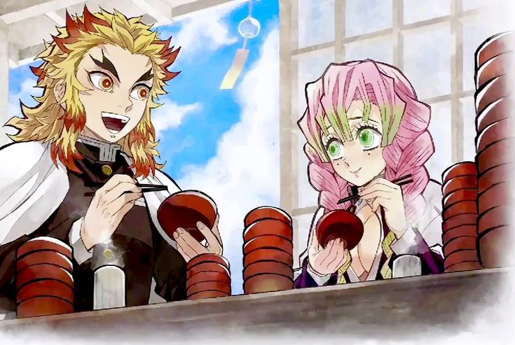 Dango_Demon's tweet photo. Time to speak my mind:

If anyone says Kyojuro and Mitsuri are siblings and therefore they cant be shipped together, they are delusional

They are peak a ship!

Leagues better than ObaMitsu imo

Also incest is wincest! https://t.co/2rzGBqCZGo