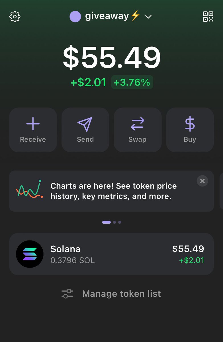 sirwickhamx's tweet photo. i made good money yesterday so let’s giveback and do a $sol giveaway!⚡️

0.37 $SOL ($55)
•follow me +turn on notis
•retweet this 
•comment ur sol addy below 

ill randomly pick a winner tomorrow &amp; dm them! (so keep an eye on your dms just incase)

good luck to everyone 🫡 https://t.co/Cd90S5RwPx