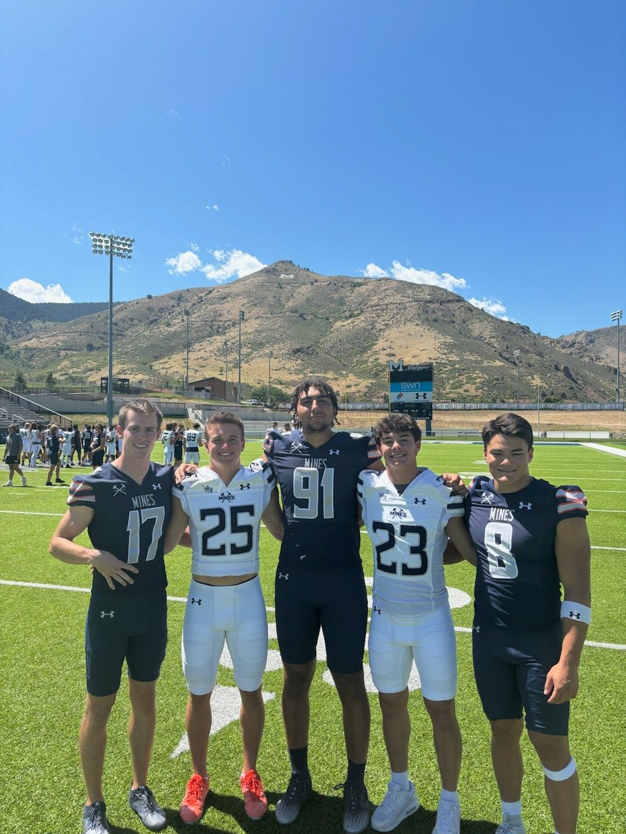 Columbine Football (@columbineftbl) on Twitter photo Columbine Rebels are well represented at <a href="/MinesFootball/">Mines Football</a>!! <a href="/BZanetell/">Brock Zanetell</a>
<a href="/_JoshSnyder_/">Josh Snyder</a> <a href="/willadams2023/">Will Adams</a>
<a href="/Masonmoreno220/">Mason Moreno</a> <a href="/JamesCillessen/">James Cillessen</a> #Rebelball24 Columbine Rebels are well represented at <a href="/MinesFootball/">Mines Football</a>!! <a href="/BZanetell/">Brock Zanetell</a>
<a href="/_JoshSnyder_/">Josh Snyder</a> <a href="/willadams2023/">Will Adams</a>
<a href="/Masonmoreno220/">Mason Moreno</a> <a href="/JamesCillessen/">James Cillessen</a> #Rebelball24