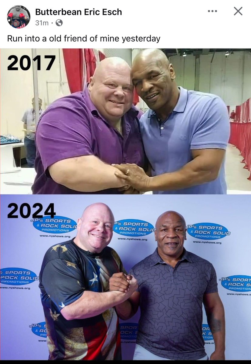 DDPYoga's tweet photo. No caption needed, this is amazing 💎💥🥊 @Realbutterbean1 @MikeTyson #ddpyworks https://t.co/g7rnFVyuDc