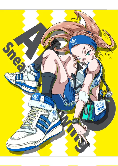#私はこういう絵描きです見た絵描き全員参加 たまには流れに乗ってみる( '∀` )スニーカー、ブレイキン多め(というかほぼそれw) 