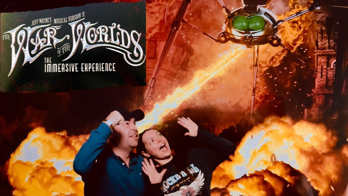 DHopperDiaries's tweet photo. Come with me on an adventure of survival. War of the Worlds experience in London is like nothing I have done before! Video up now 👽🛸👇🏻

https://t.co/Yd2avylyk7

#waroftheworlds #jeffwayne #layeredrealityuk #martians #thingstodoinlondon #invasion #immersivexperience #vlog https://t.co/srqND576Bf