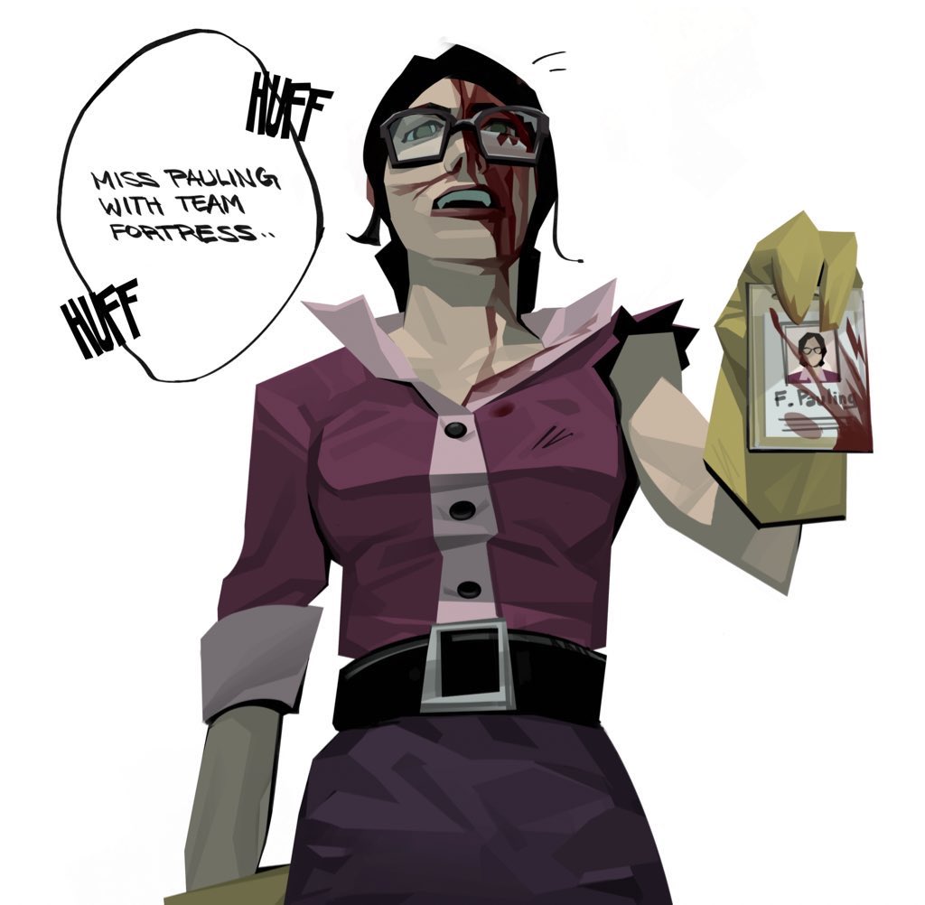 DisappointingG5's tweet image. #art of Miss Pauling
#TF2 #TF2fanart #TeamFortress2